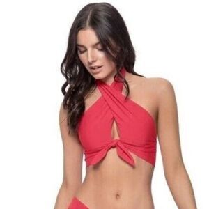 NWT PQ SWIM Alex Halter Top Sz S